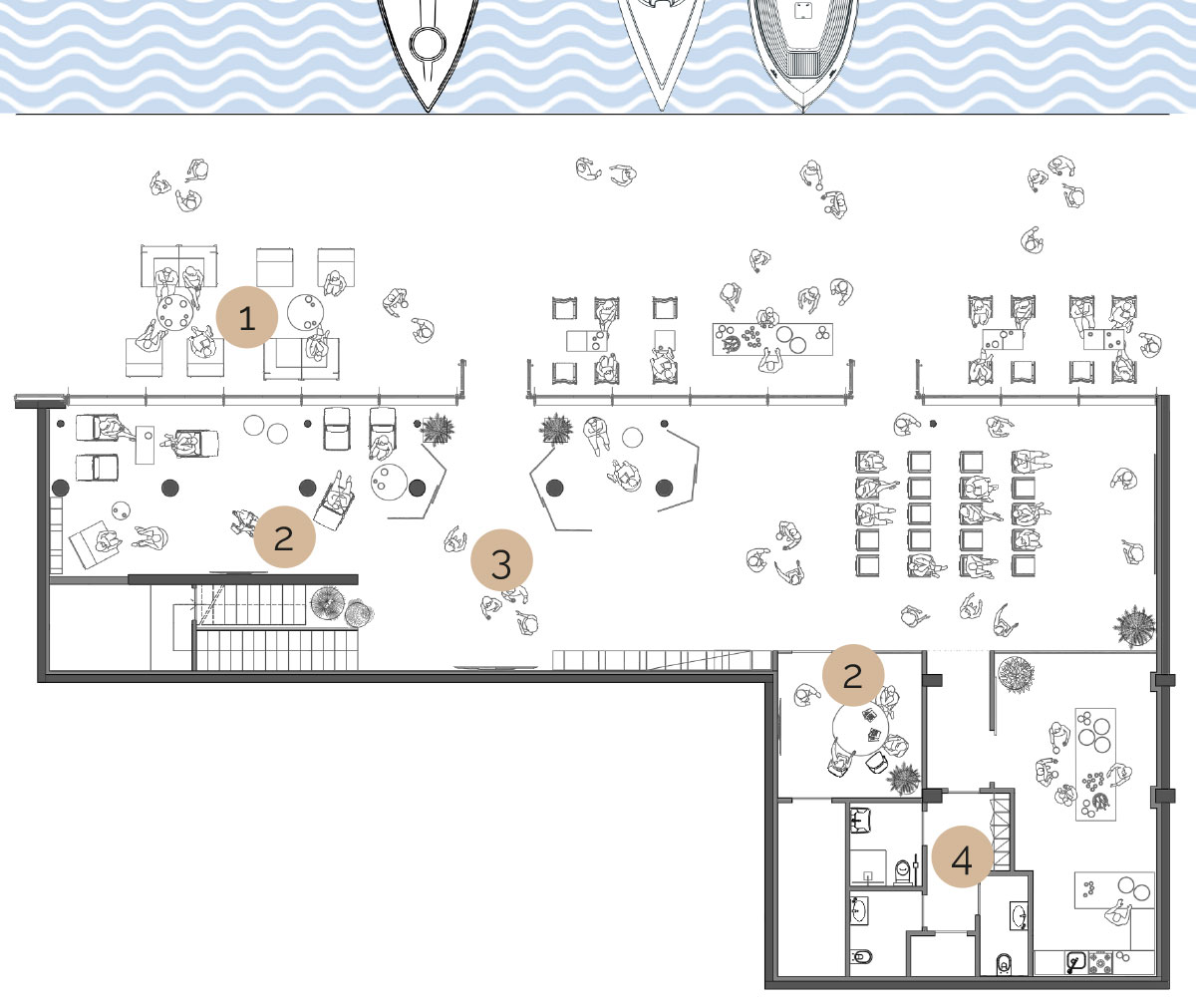 net1-spazio-pianobanchina Spazio piano banchina net1 per eventi esclusivi a Genova